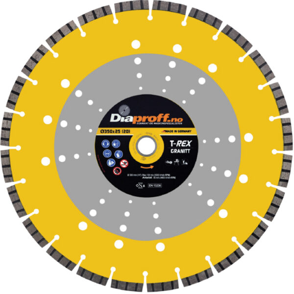Trex-granitt-Base diamantsagblad